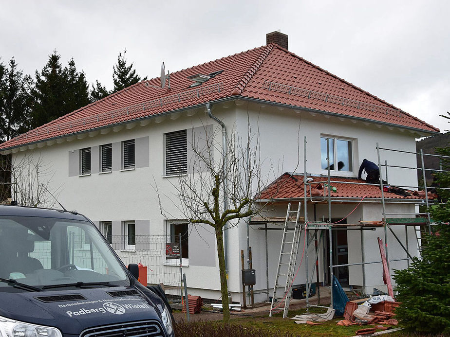 Renovierungsarbeiten am Pfarrhaus der Katholischen Kirchengemeinde Zierenberg